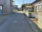 前面道路です！