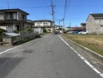 前面道路です！