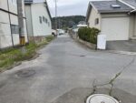 前面道路です！
