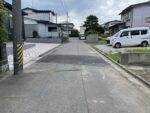前面道路です！