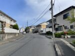 前面道路です！